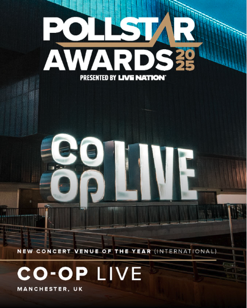 Pollstar name's Co-op Live New Venue of the year